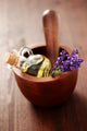 lavender massage oil Wall Mural
