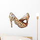 Leopard High Heels Wall Decal