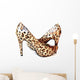 Leopard High Heels Wall Decal