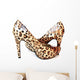 Leopard High Heels Wall Decal