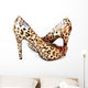 Leopard High Heels Wall Decal