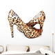 Leopard High Heels Wall Decal