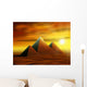 Mysterious Pyramids Wall Decal