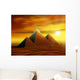 Mysterious Pyramids Wall Decal
