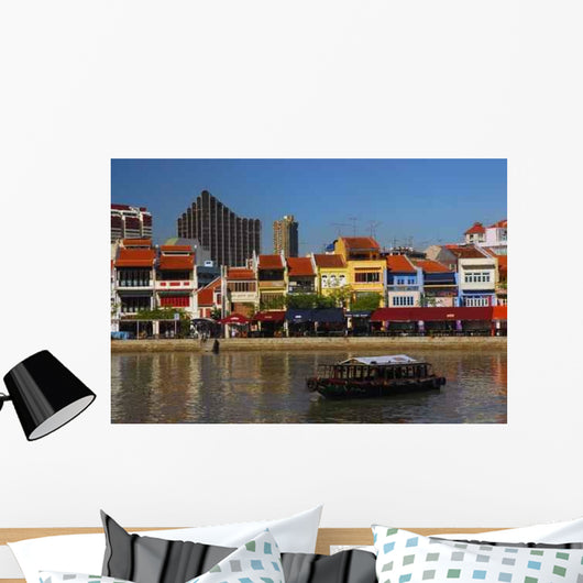 Boat-quay Singapore Wall Decal