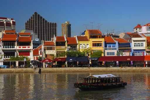 Boat-quay Singapore Wall Decal