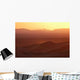 Sunset over Sahara Desert Wall Decal