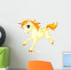 Running Baby Unicorn Wall Decal