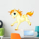 Running Baby Unicorn Wall Decal