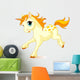 Running Baby Unicorn Wall Decal