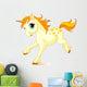 Running Baby Unicorn Wall Decal