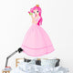 Beautiful princess with rose Wall Decal