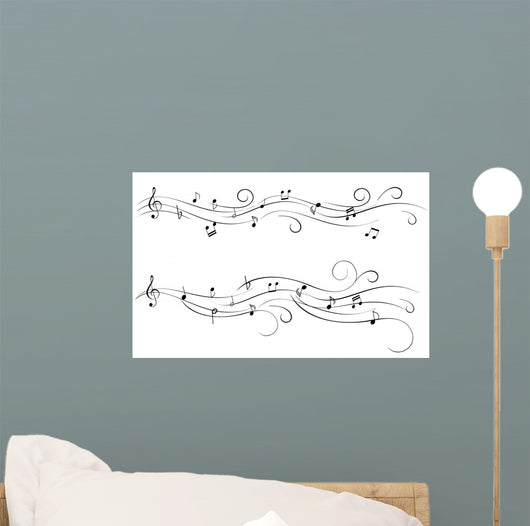 Sheet Music Wall Mural
