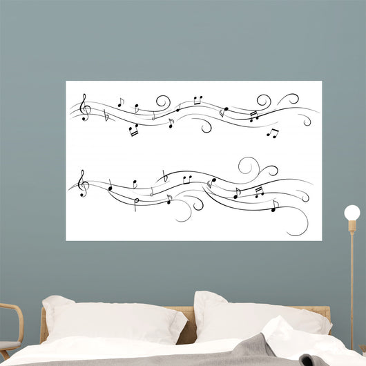 Sheet Music Wall Mural
