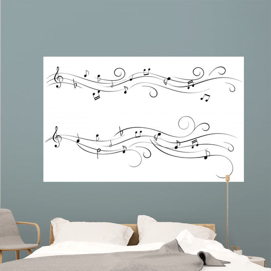 Sheet Music Wall Mural