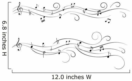 Sheet Music Wall Mural