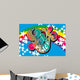 Peace Love - Flower Power Wall Mural