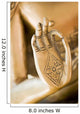 Hand of the golden Buddha Wall Mural