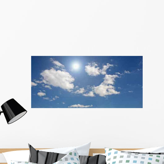Sun and Clouds Wall Decal