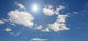 Sun and Clouds Wall Decal