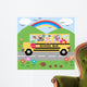 School Bus Wall Mural