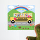 School Bus Wall Mural