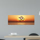 OM-sign at sunset 02 Wall Mural