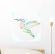 Colorful Hummingbird Wall Mural