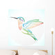 Colorful Hummingbird Wall Mural
