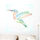 Colorful Hummingbird Wall Mural