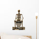 Skeleton toilet Wall Decal