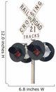Railroad Crossing Wall Decal