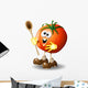 Pomodoro Cartoon-Tomato-Vector Wall Mural