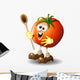 Pomodoro Cartoon-Tomato-Vector Wall Mural