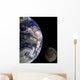 Earth Moon Wall Decal