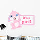 Baby Bunny Girl Wall Decal