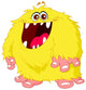 Hairy Monster Wall Decal