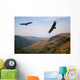 Eagle Above the Valley Wall Mural