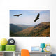 Eagle Above the Valley Wall Mural