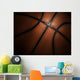 Basketball Close-Up Wall Mural