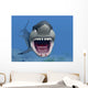 Shark Attack Wall Mural