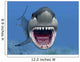 Shark Attack Wall Mural
