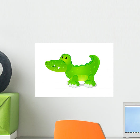 Toy Cute Crocodile Wall Decal