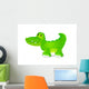Toy Cute Crocodile Wall Decal