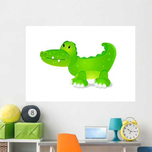 Toy Cute Crocodile Wall Decal