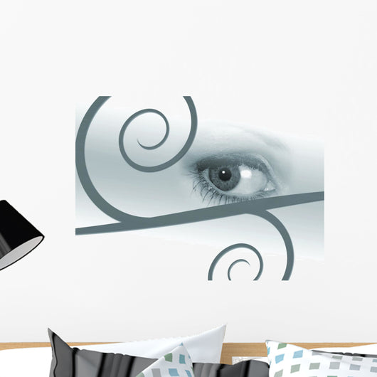 Eye Illustration Wall Mural