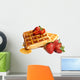 Waffles and Strawberries Wall Decal
