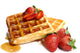 Waffles and Strawberries Wall Decal
