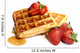 Waffles and Strawberries Wall Decal