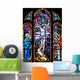 Stained Glass Crucifixtion Christ